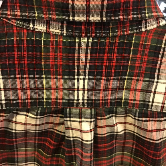 Red Plaid Ralph Lauren Polo Button Up - Medium - Picture 5 of 6